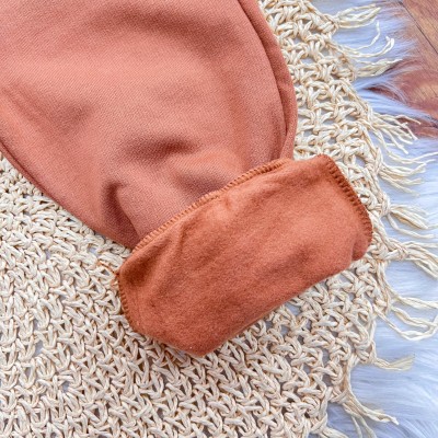 Conj. Casaco Great Friends com Pelinhos e Calça de Moletom - Areia